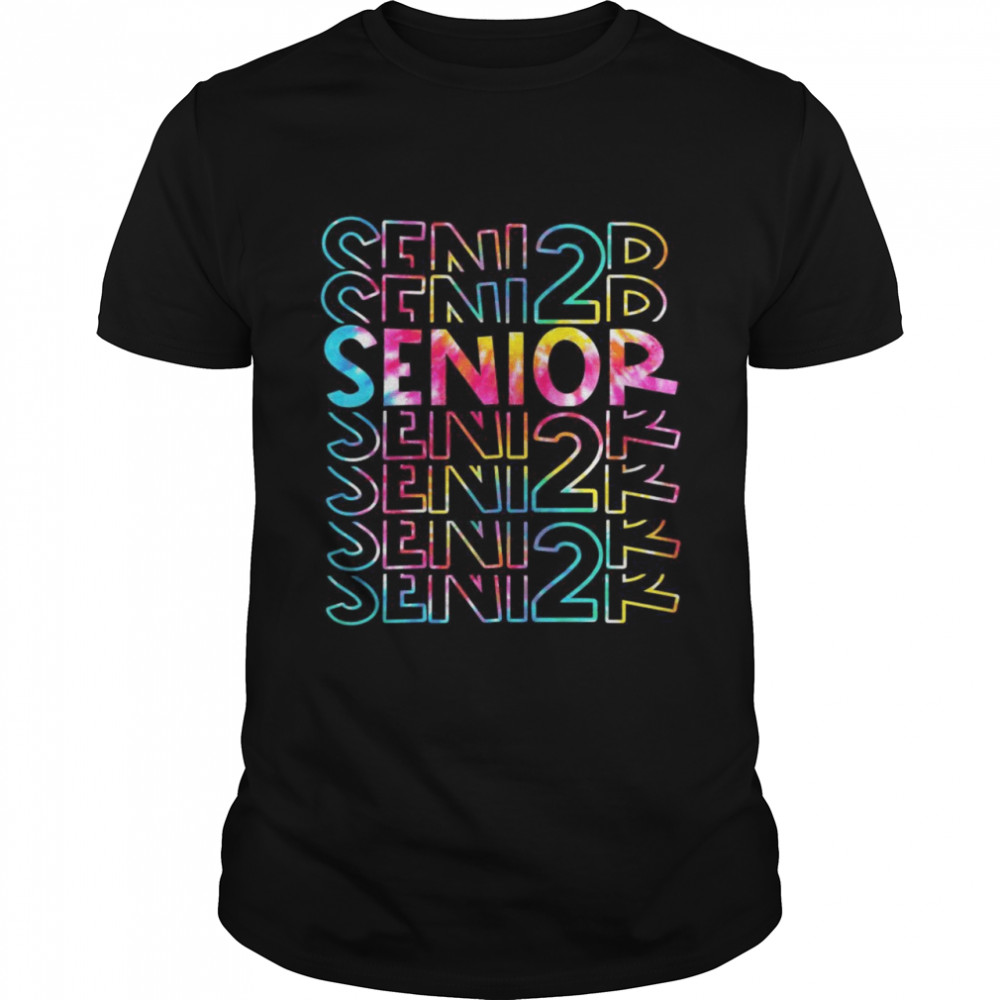 Tie Dye Senior Graduation Geschenk Männer Mädchen Klasse 2022 Senior Shirt