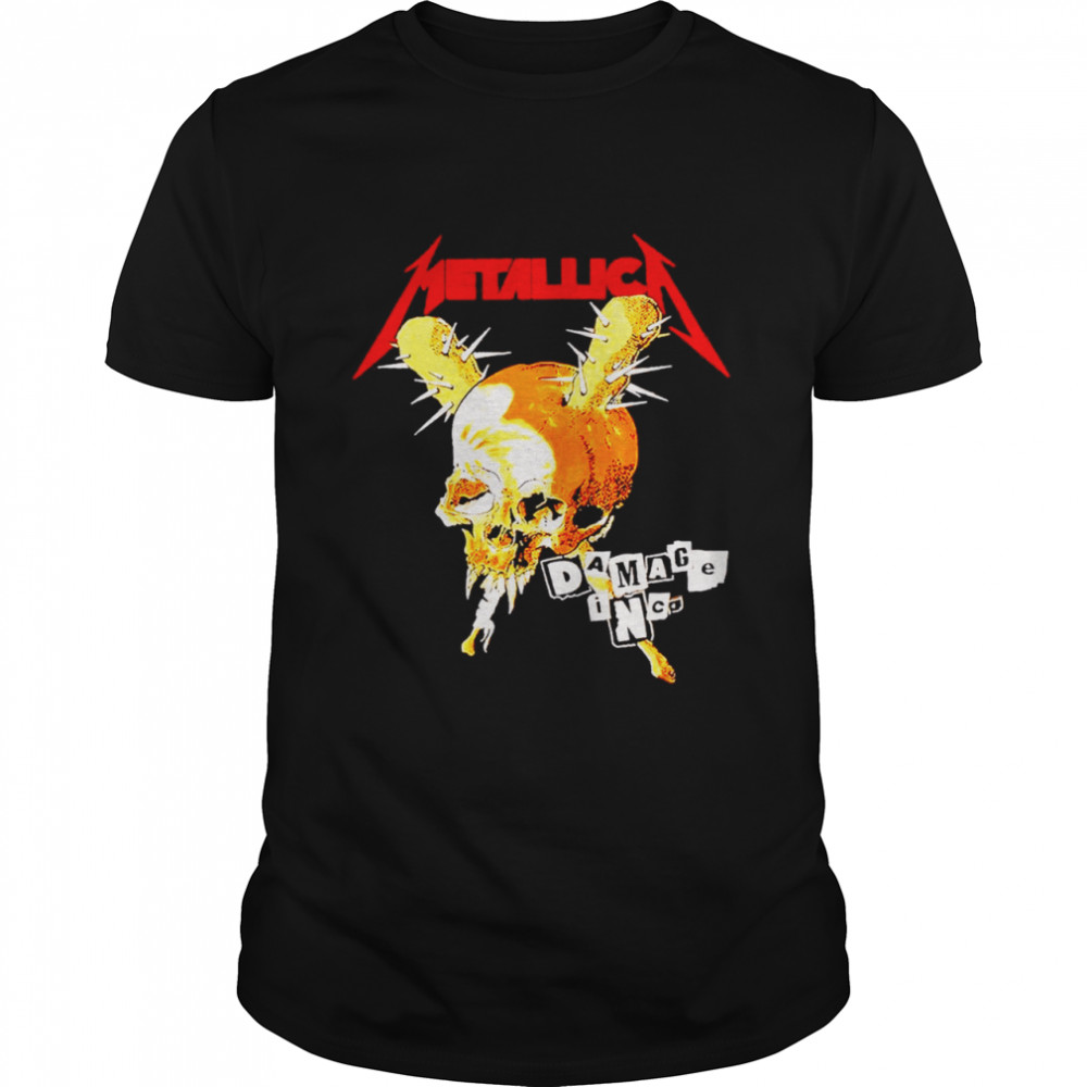 Over Much X Metallica Damage Inc shirt