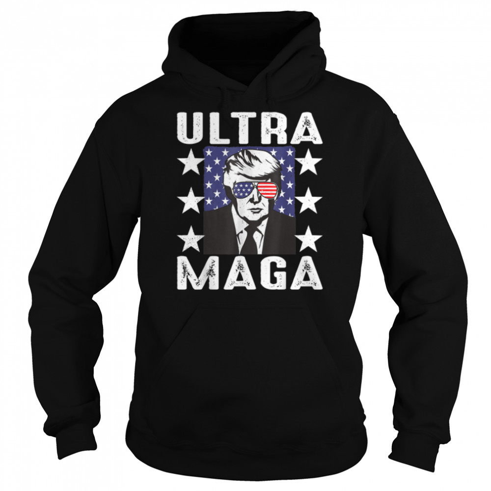 Anti Joe Biden Ultra Maga Proud Ultra-Maga Vintage Retro T- B0B18GH8WR Unisex Hoodie