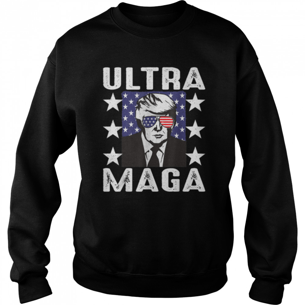 Anti Joe Biden Ultra Maga Proud Ultra-Maga Vintage Retro T- B0B18GH8WR Unisex Sweatshirt