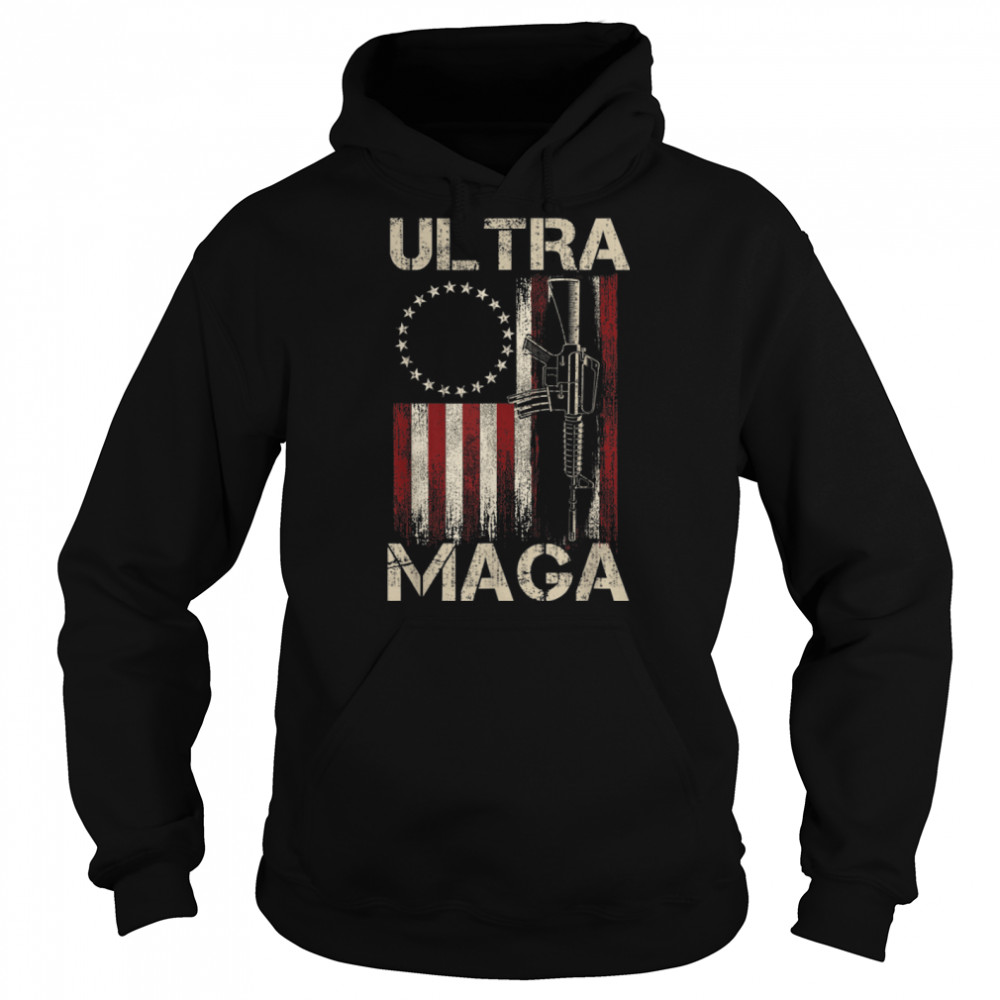Anti Joe Biden Ultra Maga T- B0B187SP3R Unisex Hoodie
