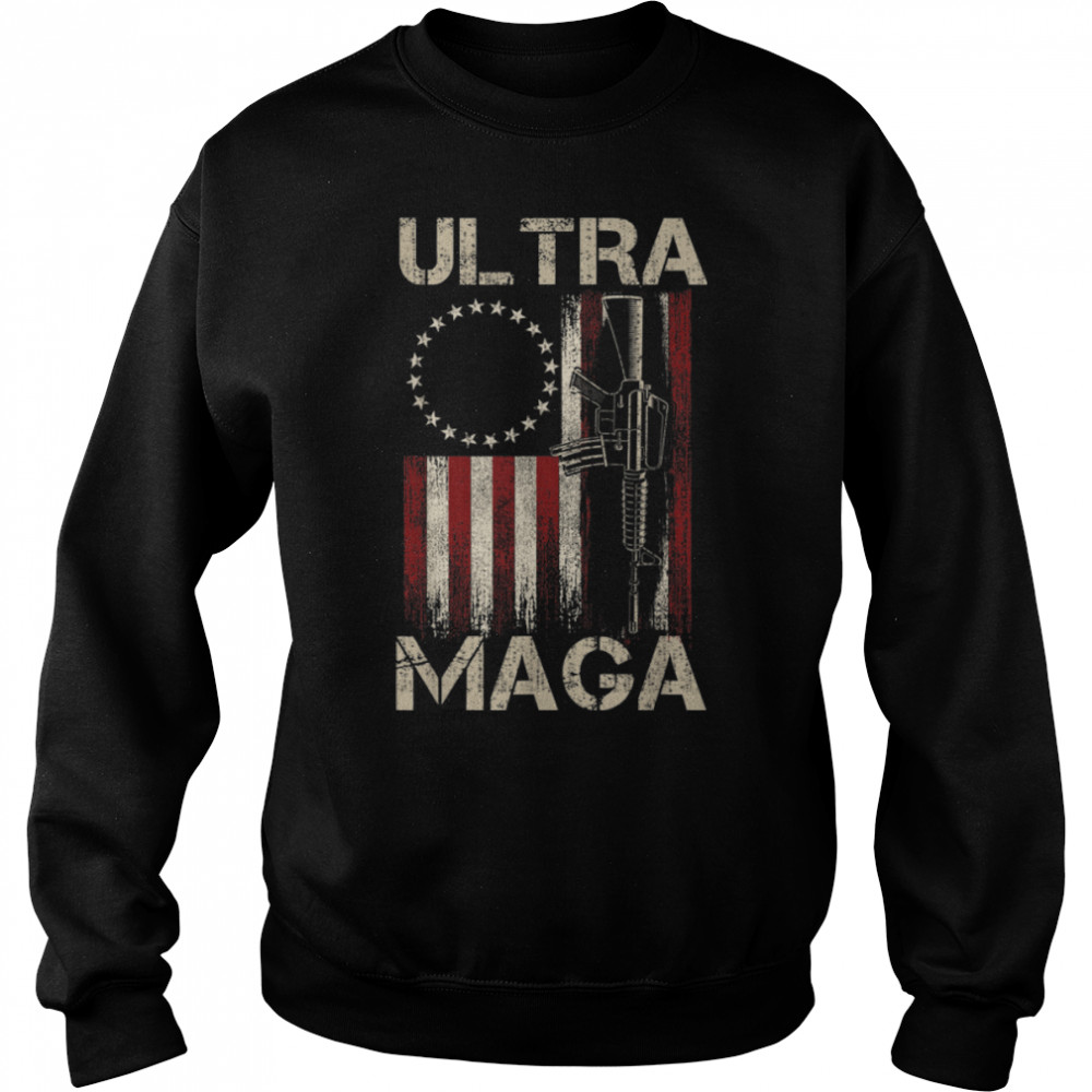 Anti Joe Biden Ultra Maga T- B0B187SP3R Unisex Sweatshirt