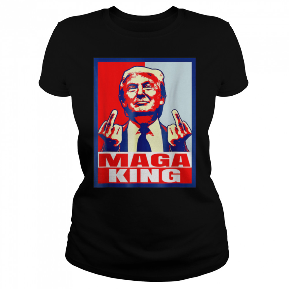 Anti Joe Biden Ultra Maga The Return Of The Great Maga King T- B0B184HCSH Classic Women's T-shirt