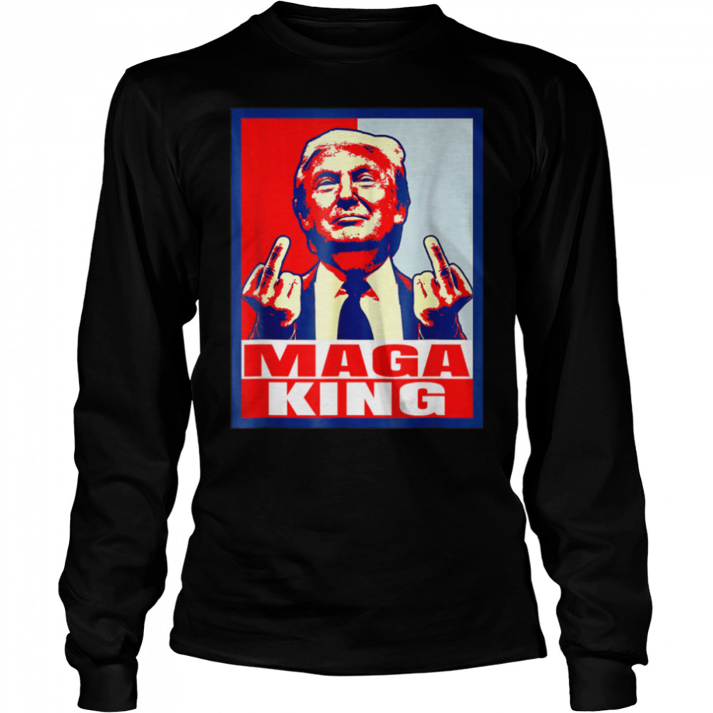 Anti Joe Biden Ultra Maga The Return Of The Great Maga King T- B0B184HCSH Long Sleeved T-shirt