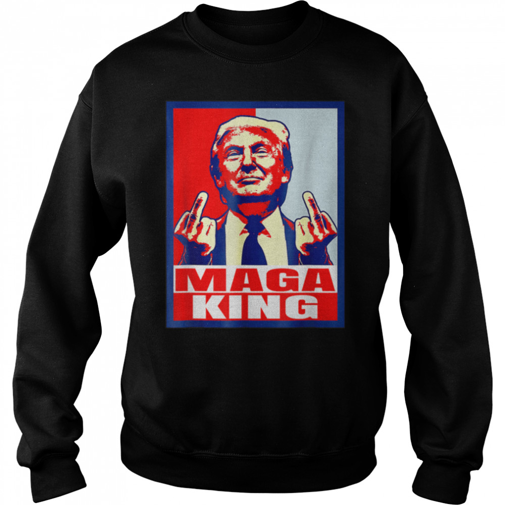 Anti Joe Biden Ultra Maga The Return Of The Great Maga King T- B0B184HCSH Unisex Sweatshirt