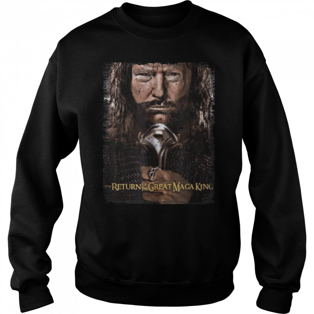 Anti Joe Biden Ultra Maga The Return Of The Great Maga King T- B0B184QKTR Unisex Sweatshirt