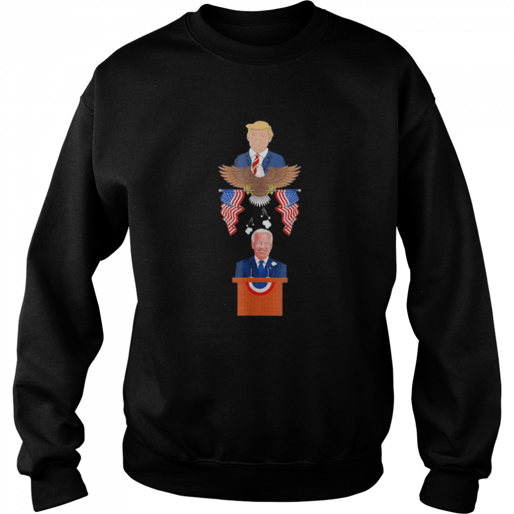 Biden bird poop from Trump American bird shirt Unisex Sweatshirt