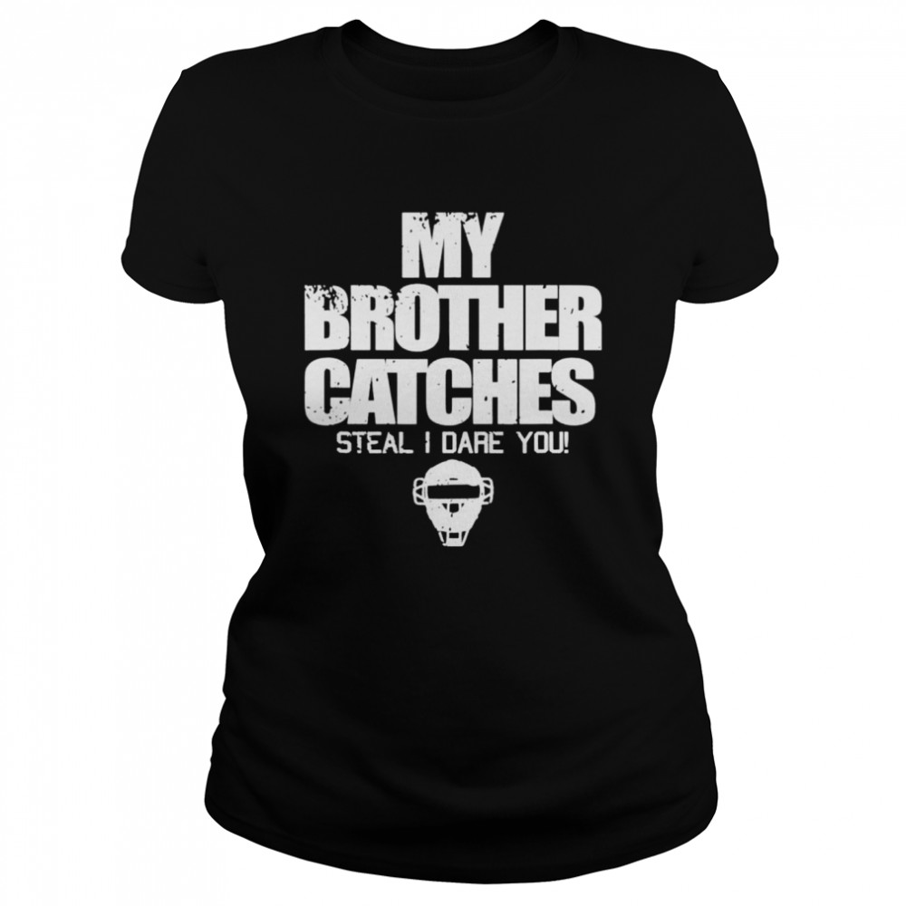Brother sister baseball catcher shirt Classic Women's T-shirt