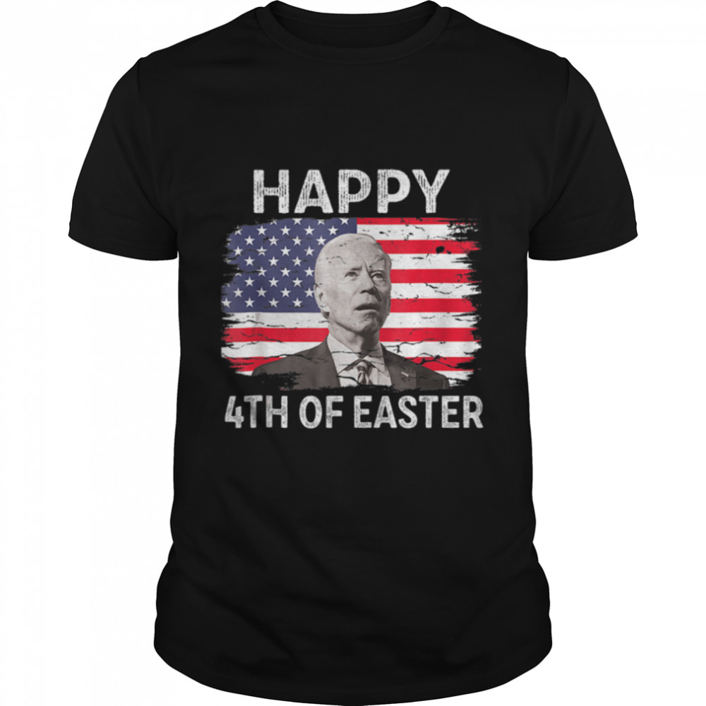 Funny Joe Biden Happy 4th Of July Confused Easter Day T-Shirt B0B187Y7J7
