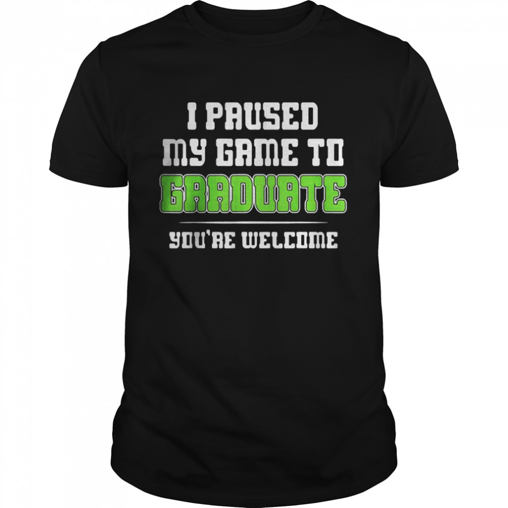 Gamer Graduate Graduation T-Shirt