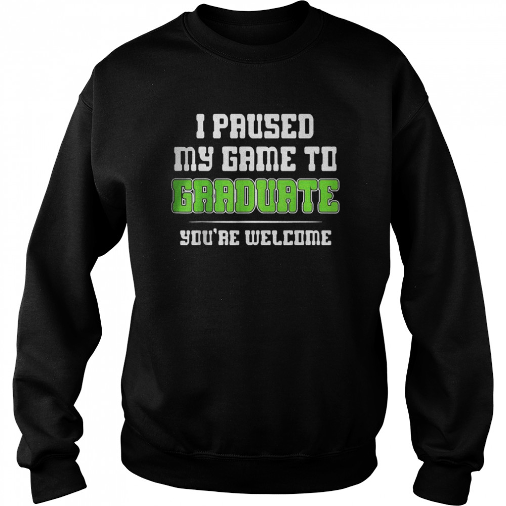 Gamer Graduate Graduation T- Unisex Sweatshirt