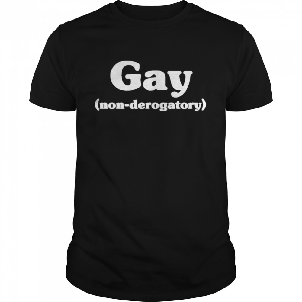 Gay non-derogatory shirt Classic Men's T-shirt