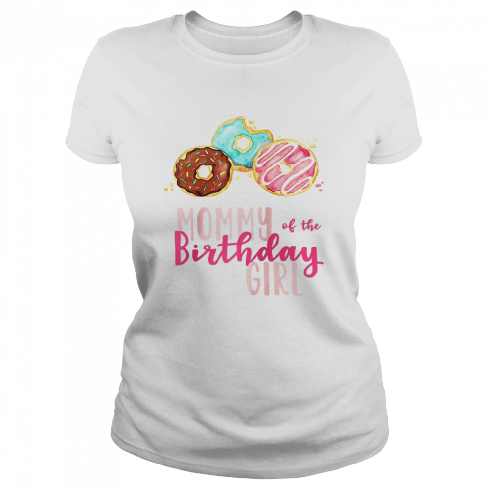Geburtstagsparty mit Aufschrift Mommy of the Birthday Raglan  Classic Women's T-shirt