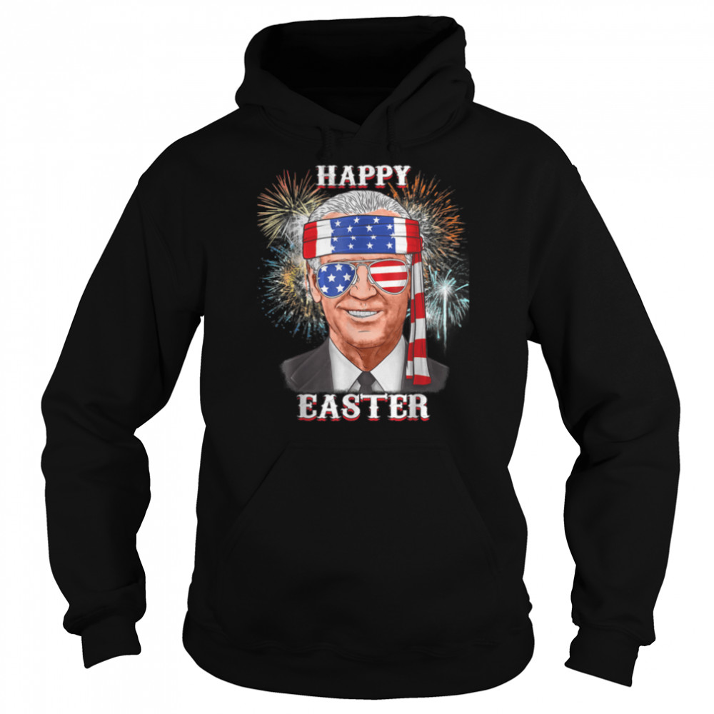 Happy Easter Confused Joe Biden 4th Of July Funny T- B0B1878YCX Unisex Hoodie