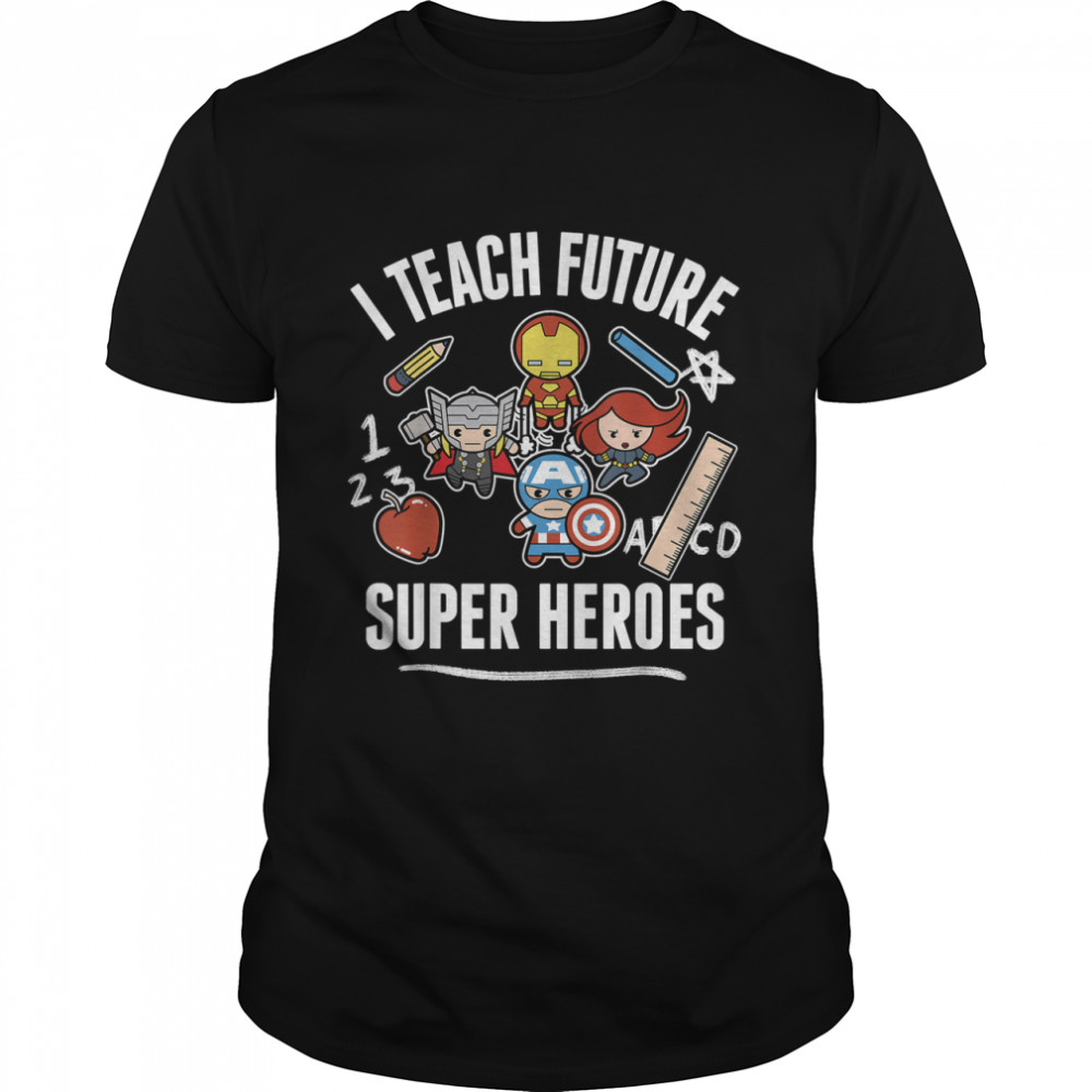 Marvel Avengers Classic I Teach Super Heroes Graphic T- Classic Men's T-shirt