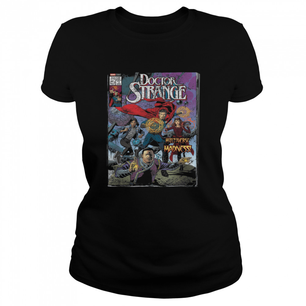 Marvel Doctor Strange In The Multiverse Of Madness Comic T- Classic Women's T-shirt