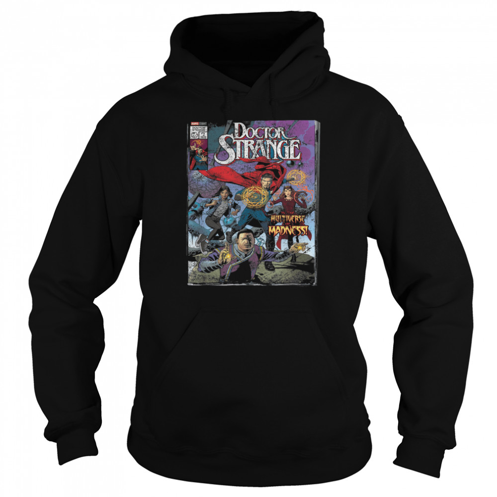 Marvel Doctor Strange In The Multiverse Of Madness Comic T- Unisex Hoodie