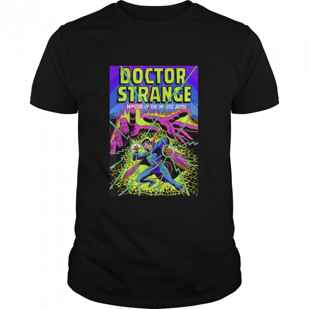 Marvel Doctor Strange Mystic Arts Neon Graphic T- Classic Men's T-shirt