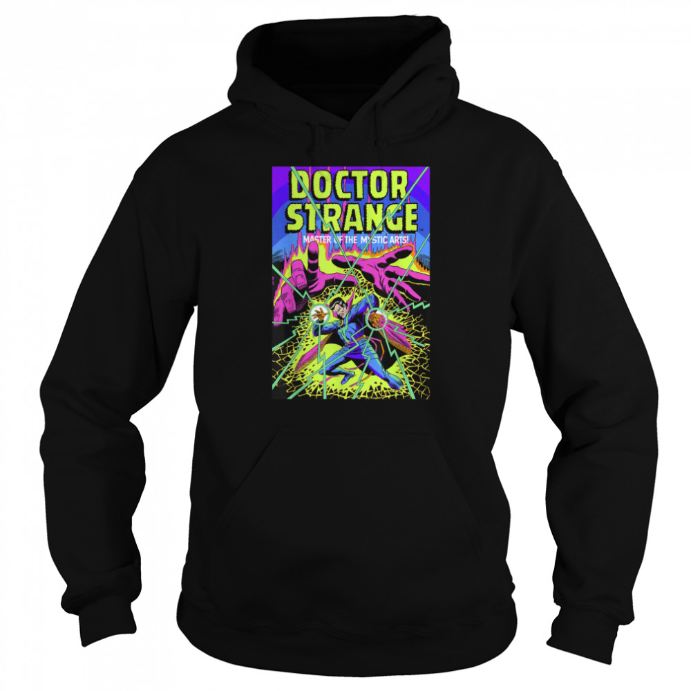 Marvel Doctor Strange Mystic Arts Neon Graphic T- Unisex Hoodie