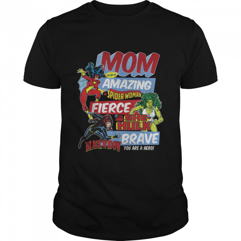 Marvel Vintage Retro Amazing Mom Graphic T- Classic Men's T-shirt