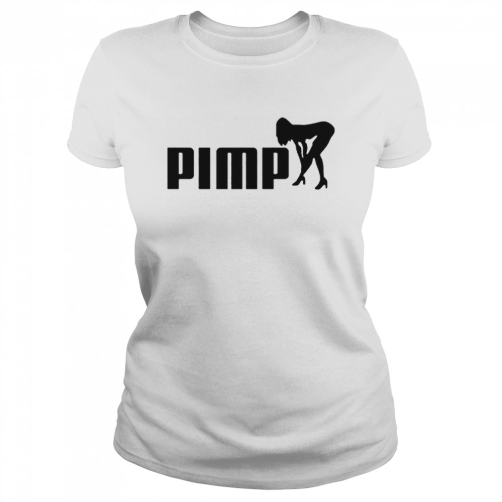 Pimp Puma Logo Parody T-shirt Classic Women's T-shirt
