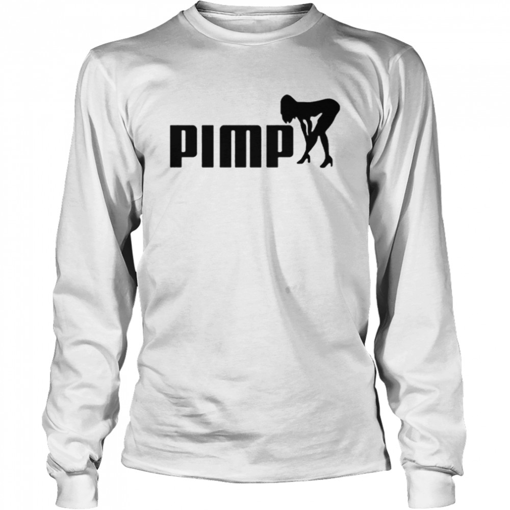 Pimp Puma Logo Parody T-shirt Long Sleeved T-shirt