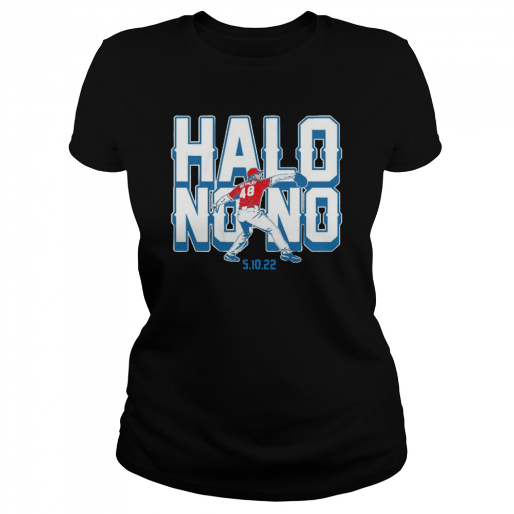 Reid Detmers Los Angeles Angels Halo No-no shirt Classic Women's T-shirt