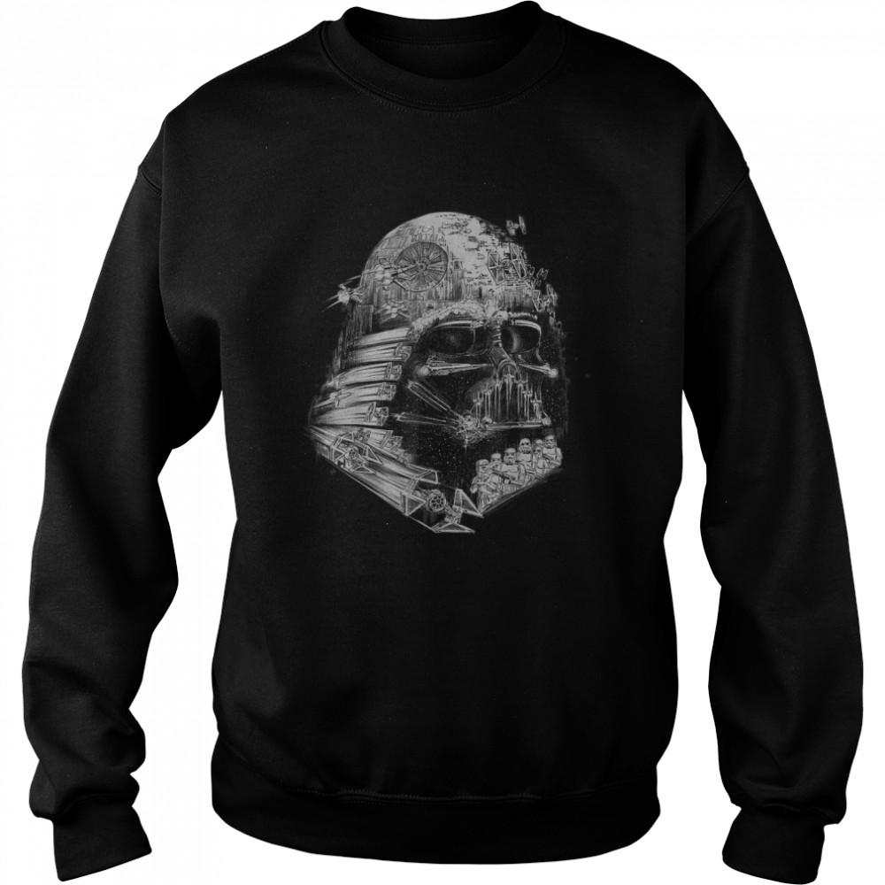 Star Wars Darth Vader Build The Empire Graphic T- Unisex Sweatshirt