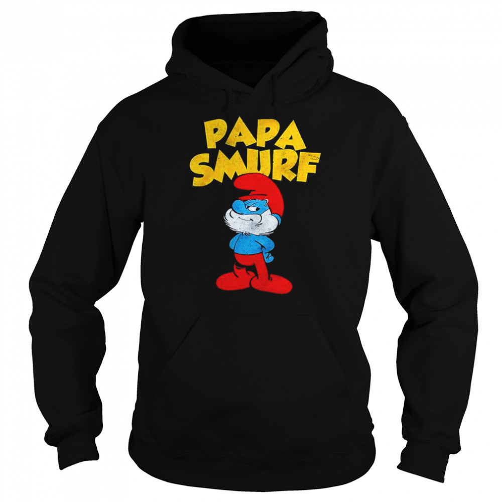 The Smurfs papa smurf shirt Unisex Hoodie