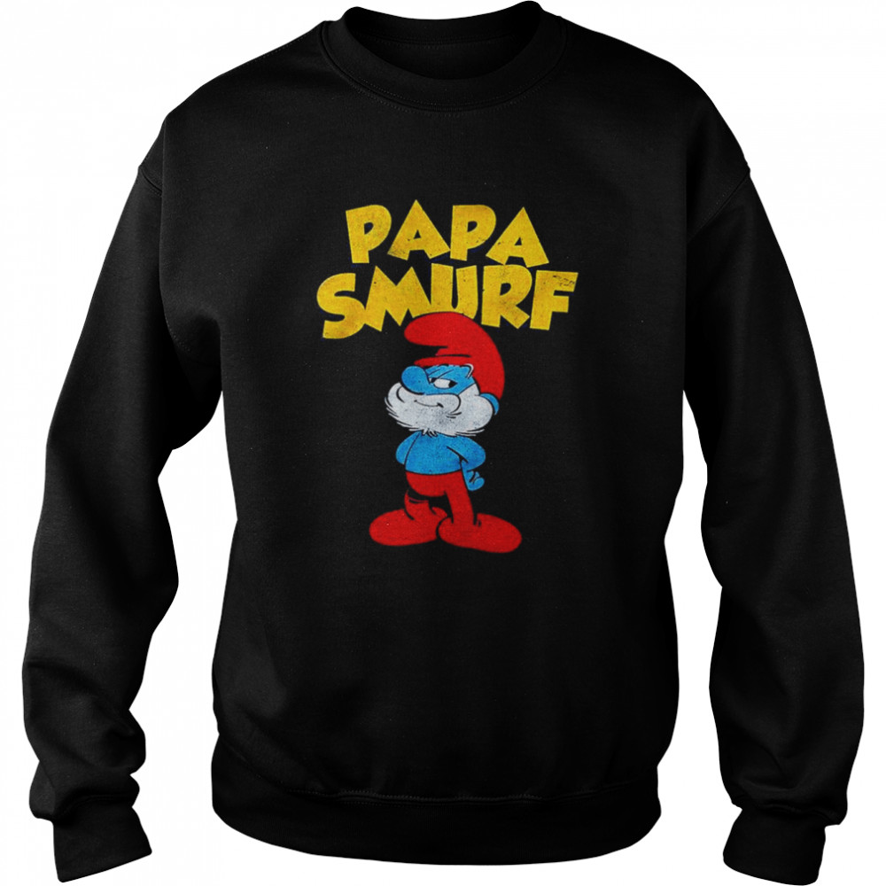 The Smurfs papa smurf shirt Unisex Sweatshirt