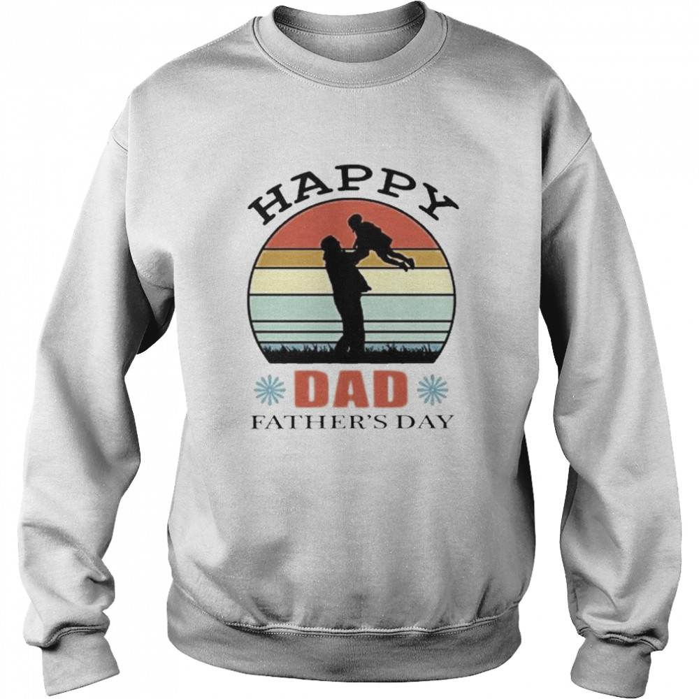 Vintage Happy Dad Father’s Day  Unisex Sweatshirt