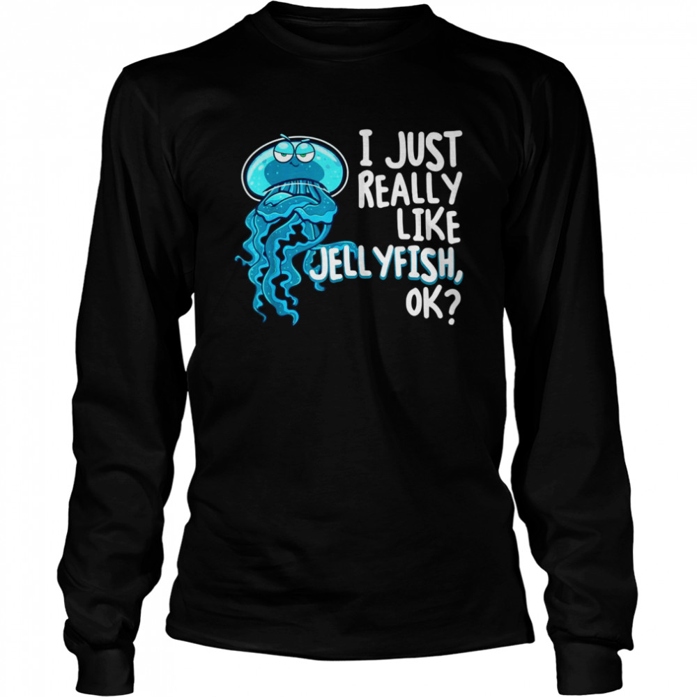 Jellyfish Design Jellyfishs  Long Sleeved T-shirt