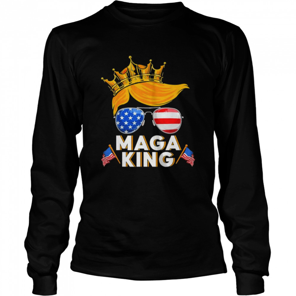 Maga king Donald Trump shirt Long Sleeved T-shirt
