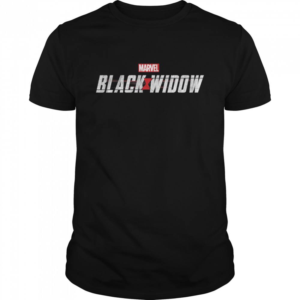 Marvel Black Widow Movie Logo T- Classic Men's T-shirt Marvel Black Widow Movie Logo T- Classic Men's T-shirt