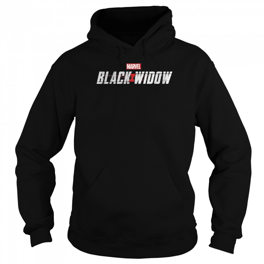 Marvel Black Widow Movie Logo T- Unisex Hoodie