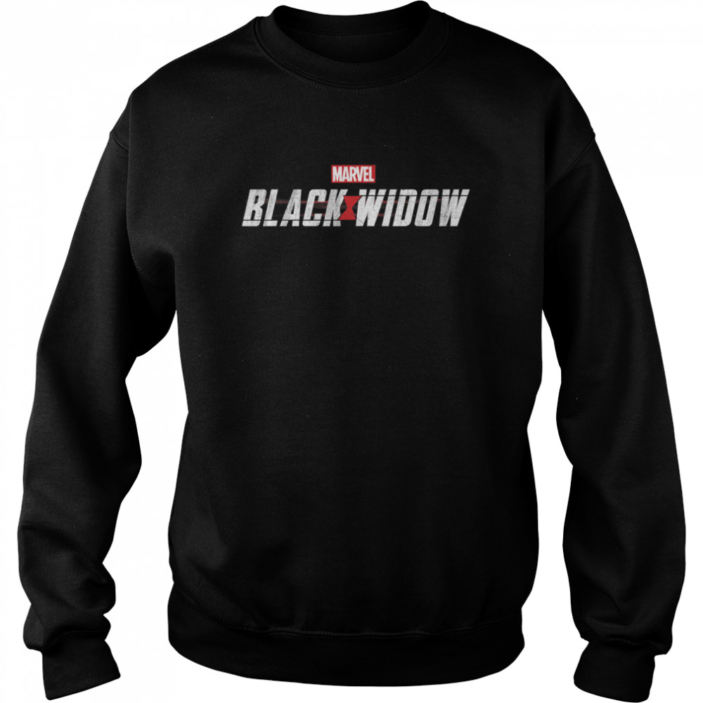 Marvel Black Widow Movie Logo T- Unisex Sweatshirt