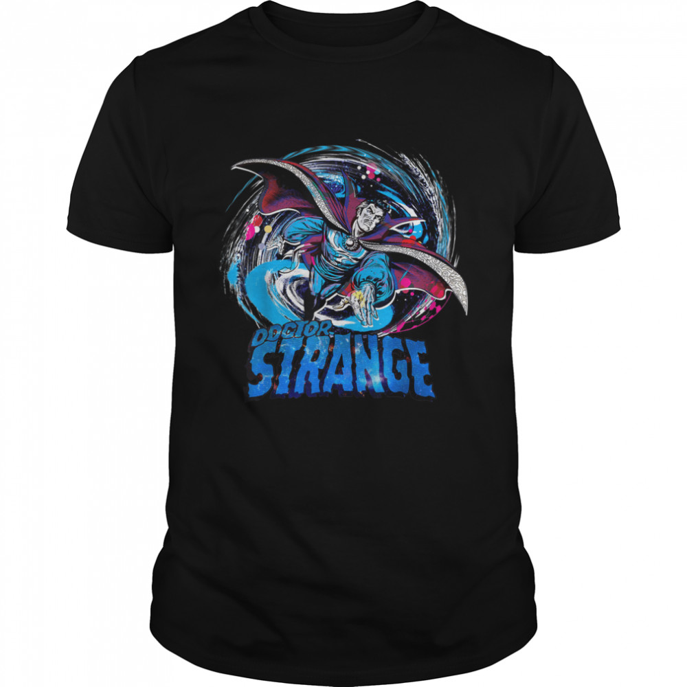Marvel Doctor Strange Classic Retro Magic Warp Logo T-Shirt