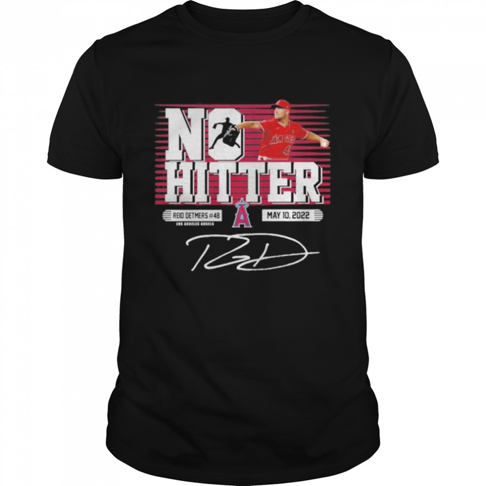 No hitter reid detmers #48 los angels may 10 2022 shirt Classic Men's T-shirt