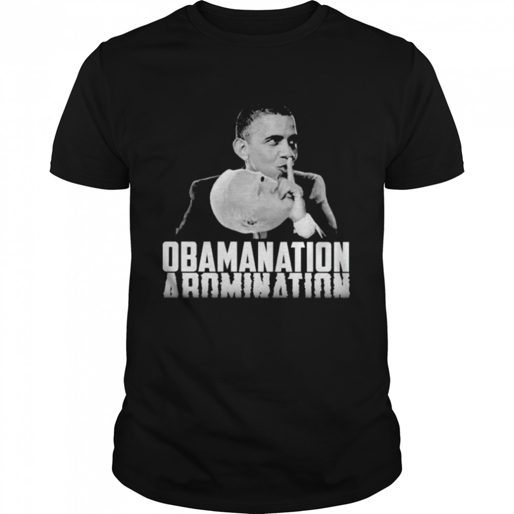 obamanation abomination Biden mask shirt