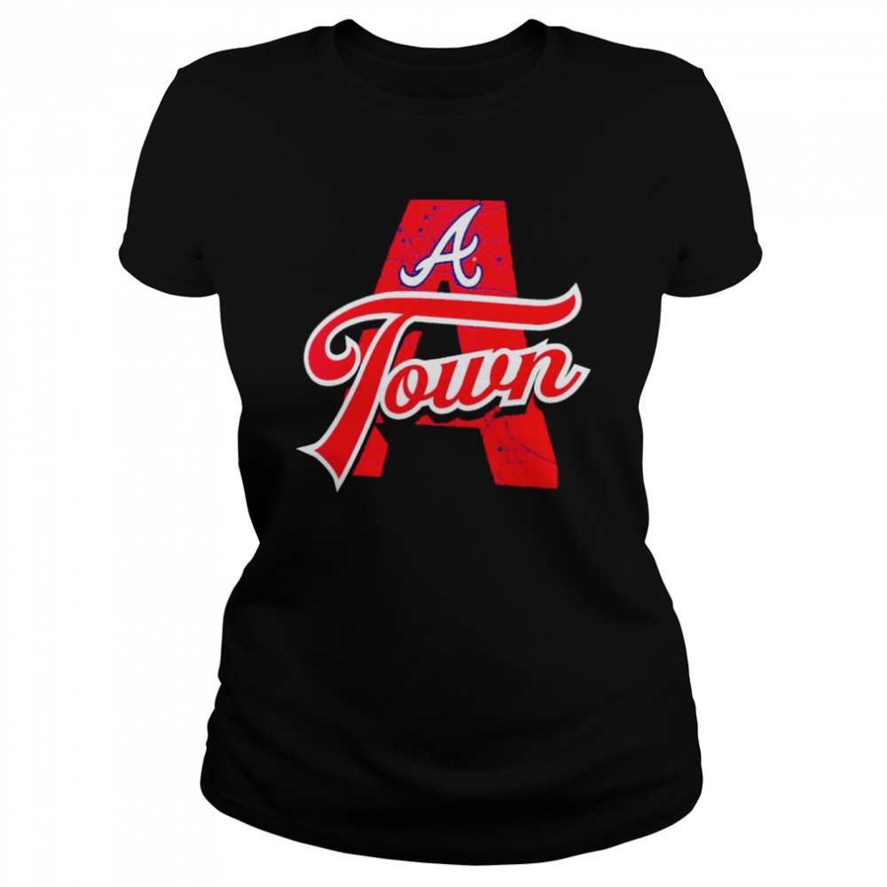 Atlanta Braves A-Town Hometown Collection shirt Classic Women's T-shirt