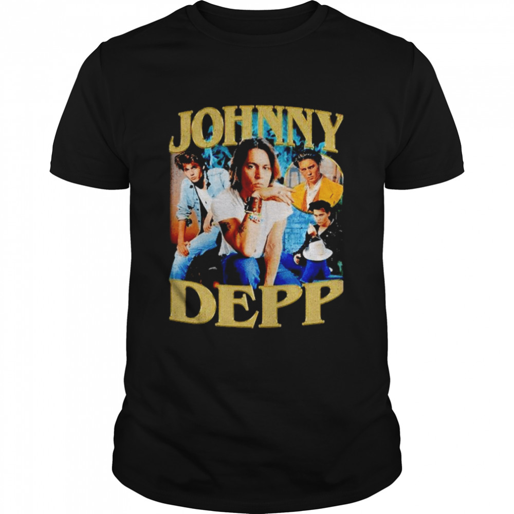 Johnny Depp vintage 90s bootleg shirt