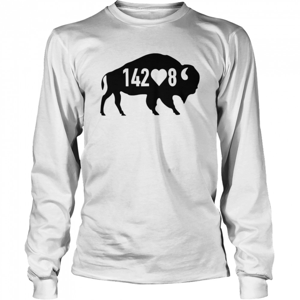 Buffalo Fund Raising 14208 logo T-shirt Long Sleeved T-shirt