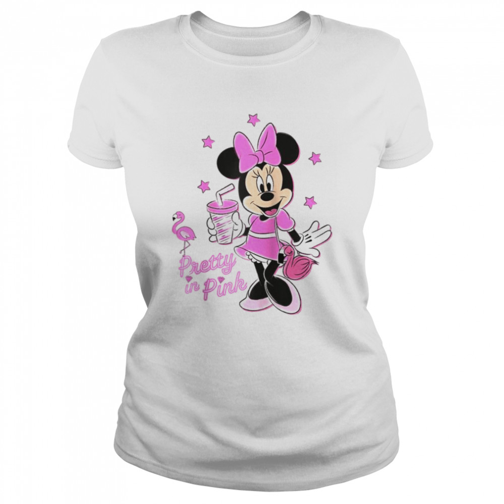 Disney Minnie Mouse Unicorn Pretty in Pink Classic Women's T-shirt