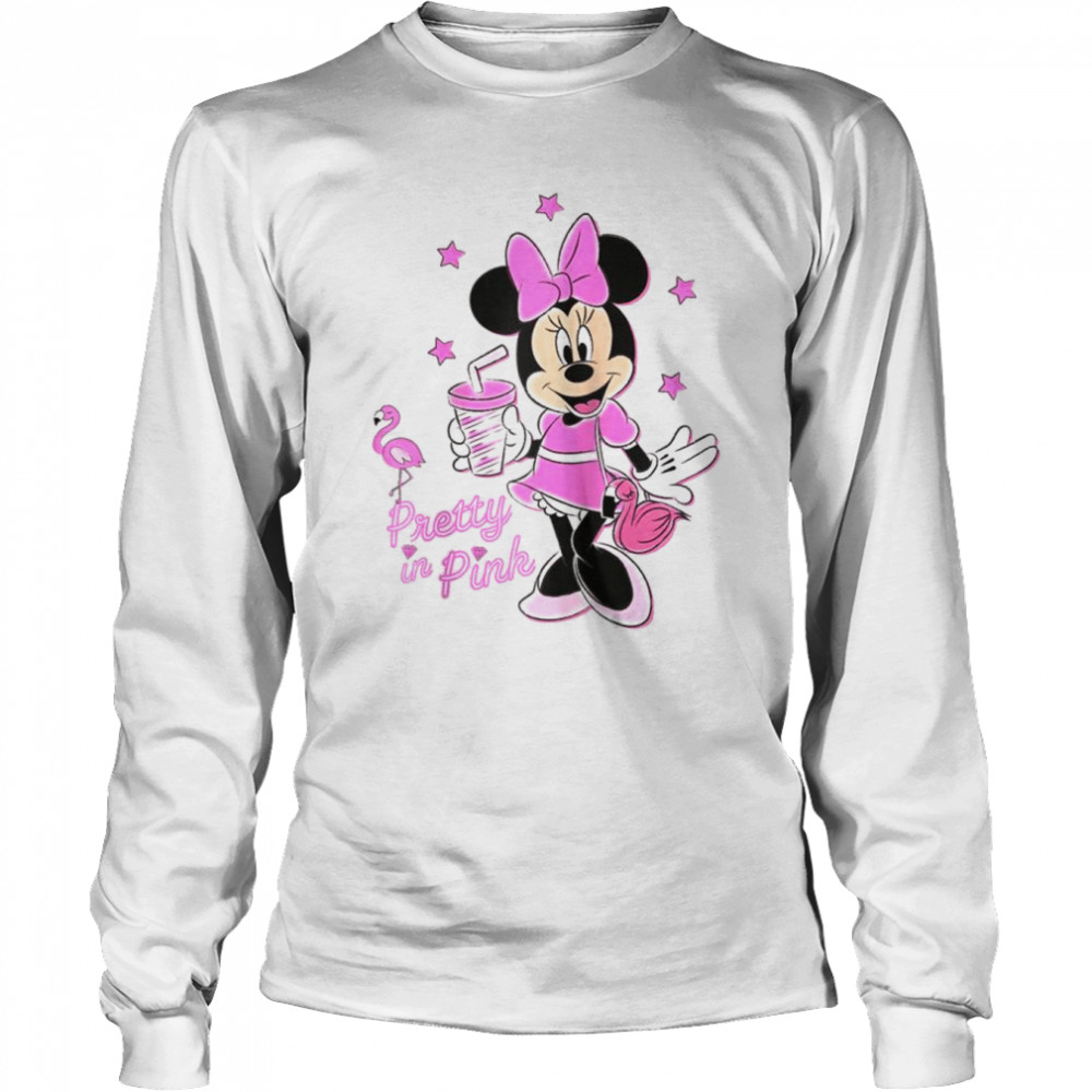 Disney Minnie Mouse Unicorn Pretty in Pink Long Sleeved T-shirt
