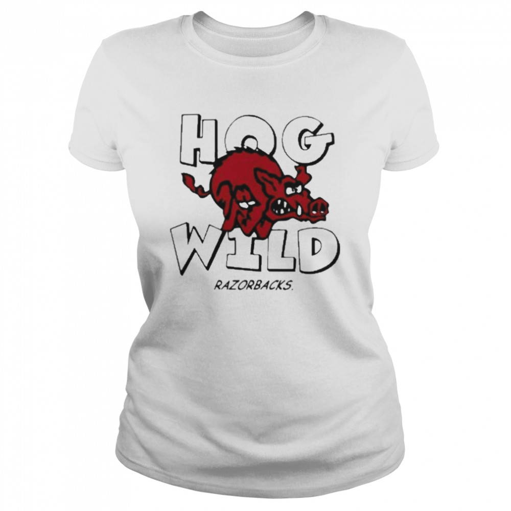 Hogfield Arkansas Hog Wild Razorbacks Retro Homefield Apparel T- Classic Women's T-shirt