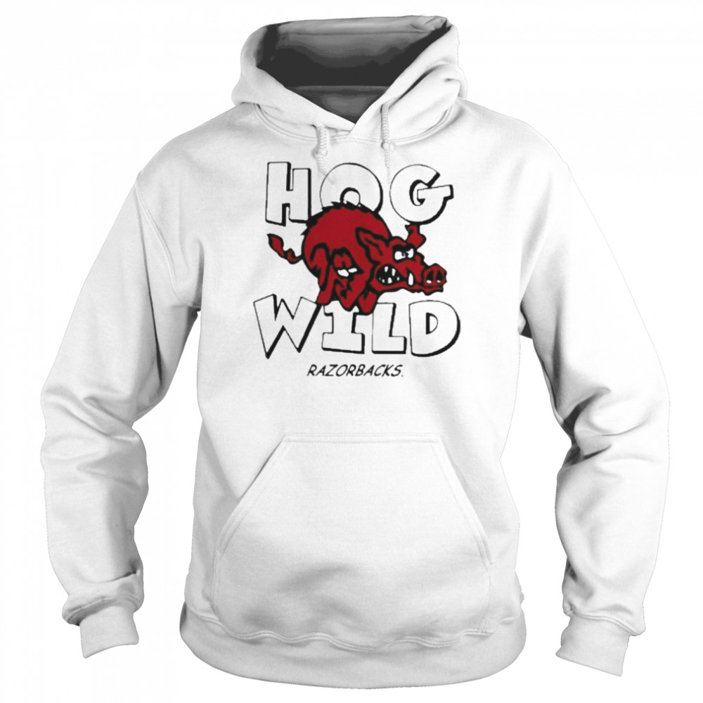 Hogfield Arkansas Hog Wild Razorbacks Retro Homefield Apparel T- Unisex Hoodie