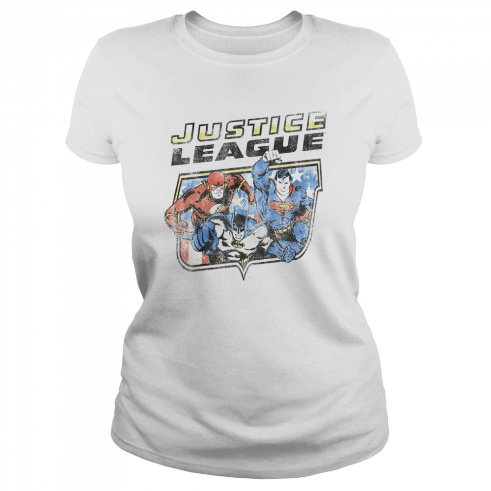 Justice League Classic American Hero Collage shirt Classic Women's T-shirt