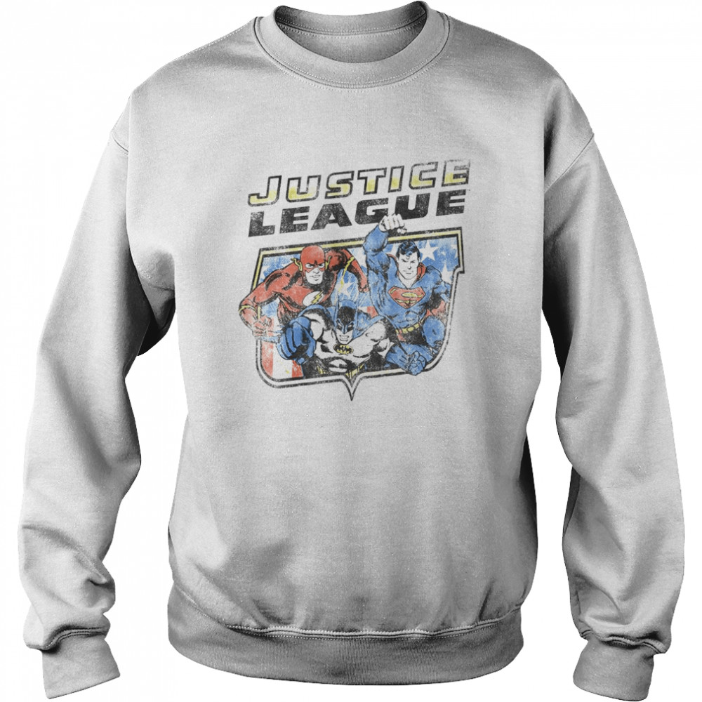 Justice League Classic American Hero Collage shirt Unisex Sweatshirt