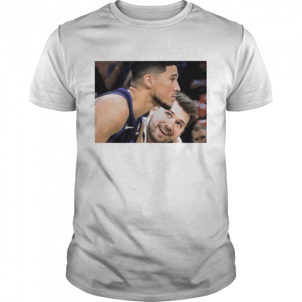 Luka Doncic and Devin Booker Hate Each Other No Context 1 shirt Classic Men's T-shirt