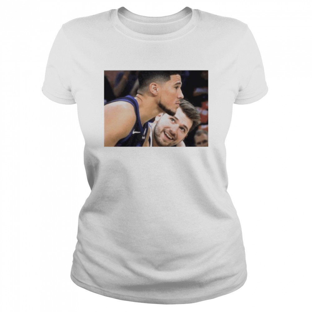Luka Doncic and Devin Booker Hate Each Other No Context 1 shirt Classic Women's T-shirt